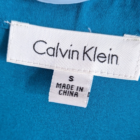 Calvin Klein Ombre Snakeskin Print Blouse - Picture 8 of 12